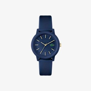 Lacoste 12.12 Blue Silikoni Strap Sininen | QSY-857932