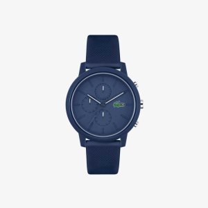 Lacoste 12.12 Chrono Blue Silikoni Sininen | STE-639782
