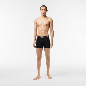 Lacoste 5-Pack Logo Vyötärö Boxers Mustat | ZSN-650237