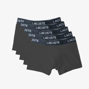Lacoste 5-pack Stretch Puuvilla Trunks Harmaat | TZJ-210975