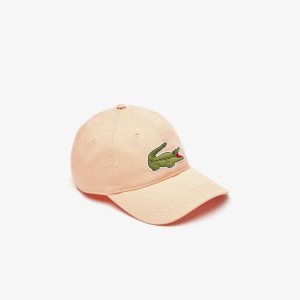 Lacoste Adjustable Organic Puuvilla Twill Vaaleanoranssi | DFZ-927610