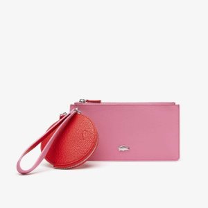 Lacoste Anna Reversible Double Pouch with Lanyard Monivärinen | PDQ-089635