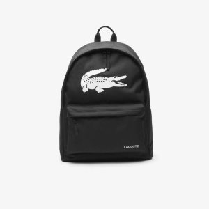 Lacoste Backpack with Laptop Pocket Mustat | PCD-532940