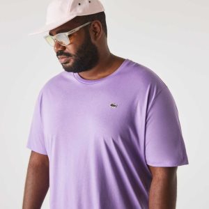 Lacoste Big Fit Crew Neck Puuvilla Jersey Violetit | CVI-240581