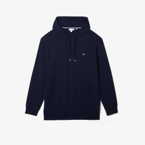 Lacoste Big Fit Hupullinen Laivastonsininen Sininen | ZYN-923506