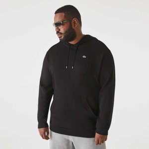 Lacoste Big Fit Hupullinen Mustat | AZQ-509874