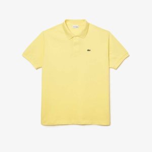Lacoste Big Fit Puuvilla Petit Pique Keltainen | TXP-817539