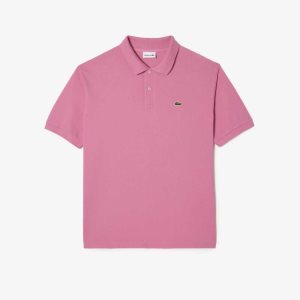 Lacoste Big Fit Puuvilla Petit Pique Pinkki | QAI-206475