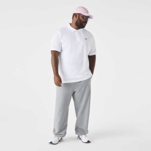 Lacoste Big Fit Puuvilla Petit Pique Valkoinen | HER-136472