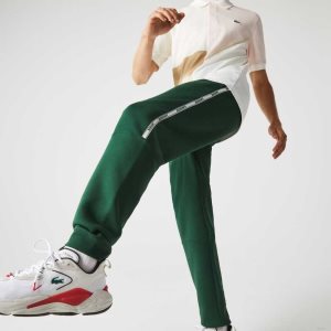 Lacoste Branded Bands Laiha Fleece Jogging Vihreä | POW-159746