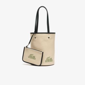 Lacoste Bucket with Removable Pouch Beige | MFR-153289