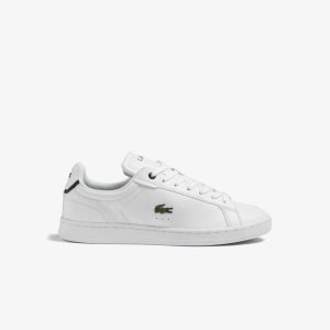 Lacoste Carnaby Pro BL Nahkaiset Tonal Valkoinen Laivastonsininen | ING-649752