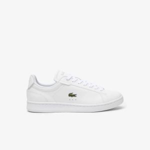 Lacoste Carnaby Pro BL Tonal Nahkaiset Valkoinen Valkoinen | VGP-758432