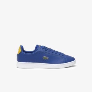 Lacoste Carnaby Pro Nahkaiset Heel Pop Sininen Valkoinen | MKE-490563