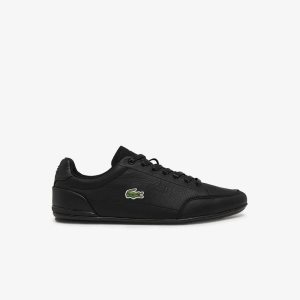 Lacoste Chaymon Crafted Nahkaiset Mustat Mustat | NCK-371290