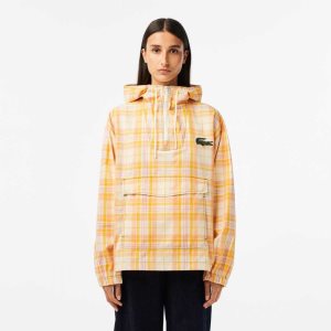 Lacoste Checked Pull-On Valkoinen Keltainen Vaaleanoranssi Pinkki Valkoinen | EXW-798105