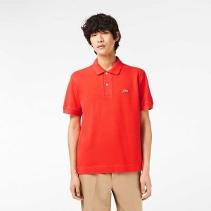 Lacoste Classic Fit Heavy Puuvilla Pique L.12.21 Oranssi | WRK-186435