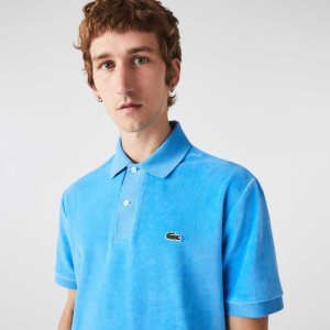 Lacoste Classic Fit Puuvilla Velvet Sininen | QCU-051328
