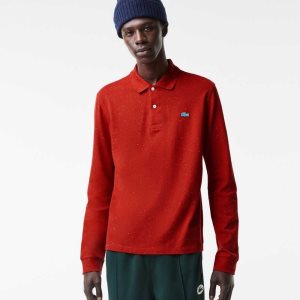 Lacoste Classic Fit Speckled Print Punainen | QDN-367921