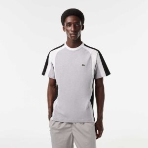 Lacoste Colorblock Puuvilla Jersey Harmaat Mustat Valkoinen | TYZ-780462
