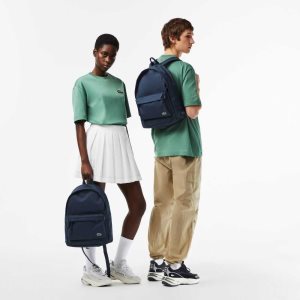 Lacoste Computer Compartment Backpack Laivastonsininen | UDC-843265
