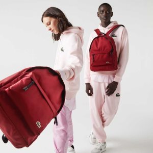 Lacoste Computer Compartment Backpack Punainen | UBF-756809