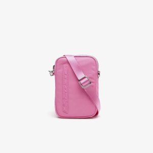 Lacoste Contrast Branding Smartphone Holder Pinkki | HCT-724019