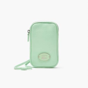 Lacoste Contrast Crocodile Phone Holder Harmaat | TQO-148726