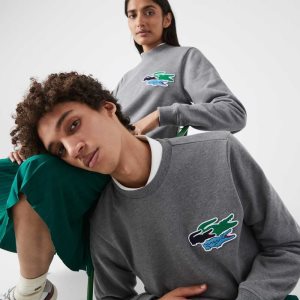 Lacoste Crew Neck Organic Puuvilla Harmaat | LEV-204359