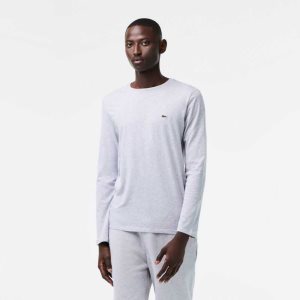 Lacoste Crew Neck Pima Puuvilla Jersey Harmaat | NRG-964173