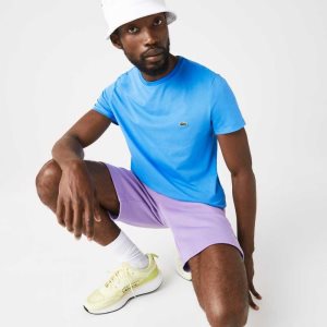Lacoste Crew Neck Pima Puuvilla Jersey Sininen | ZYN-591860
