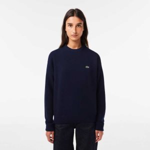Lacoste Crew Neck Villa Laivastonsininen Sininen | OBA-560241