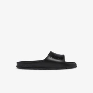 Lacoste Croco 2.0 Logo Strap Mustat Mustat | IAS-328907