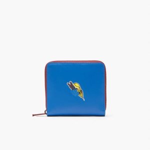 Lacoste Crocodile Badge Zip Wallet Monivärinen | UIR-789205