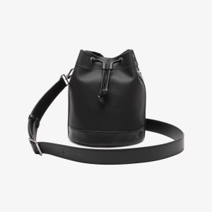 Lacoste Detachable Strap Bucket Mustat | XBM-375961