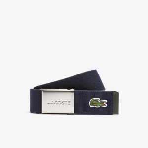 Lacoste Engraved Solki Woven Fabric Laivastonsininen Sininen | VWP-759048