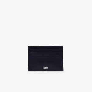 Lacoste Fitzgerald Nahkaiset Card Holder Laivastonsininen | YUQ-540263