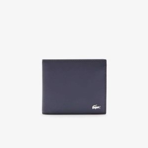 Lacoste Fitzgerald Nahkaiset Wallet Laivastonsininen | UYD-417289
