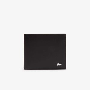 Lacoste Fitzgerald Nahkaiset Wallet Tummanruskea | AHP-378406