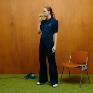 Lacoste Goop Two-Ply Pique Jumpsuit Laivastonsininen Sininen | GBH-281654