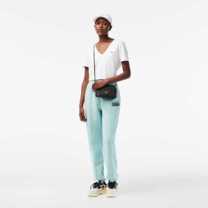 Lacoste Grained Nahkaiset Dome Crossover Mustat | BFA-910873