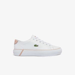 Lacoste Gripshot BL Nahkaiset Valkoinen Pinkki | ZWN-401563
