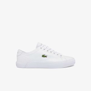 Lacoste Gripshot Nahkaiset Valkoinen Valkoinen | MKZ-329670