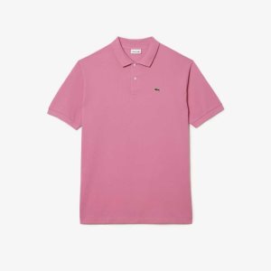 Lacoste Korkeat Fit Puuvilla Petit Pique Pinkki | BUR-894031