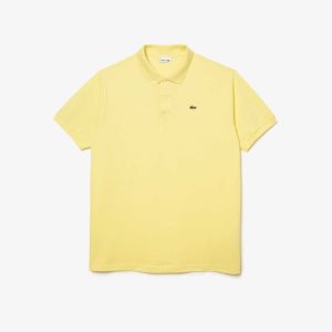 Lacoste Korkeat Fit Puuvilla Petit Pique Keltainen | LBD-352970