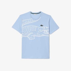 Lacoste Korkeat Fit Puuvilla Sininen | NMZ-619850