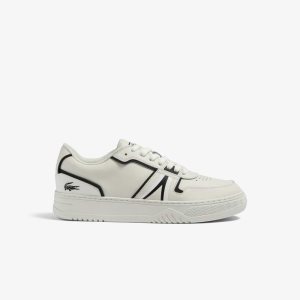Lacoste L001 Baseline Nahkaiset Valkoinen Mustat | ITZ-425073