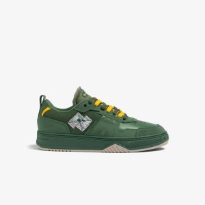 Lacoste L001 Crafted Nahkaiset Vihreä | NSC-506482