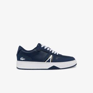 Lacoste L001 Nahkaiset Color-Pop Sininen Valkoinen | VHI-068379