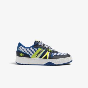 Lacoste L001 Nahkaiset Premium Execution Sininen Valkoinen | KOQ-670485